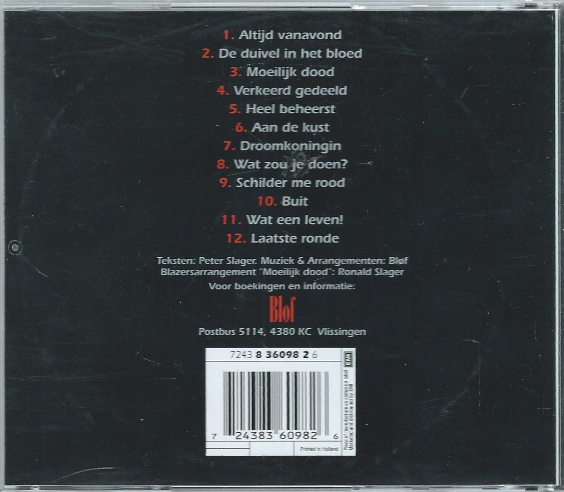 CD – BLØF – NAAKT ONDER DE HEMEL - 1995