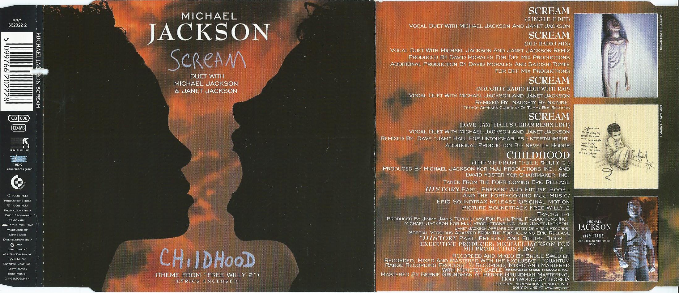 CD – Maxi-Single – MICHAEL JACKSON – SCREAM - 1995