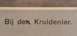 Schoolplaat: Bij den Kruidenier. - ca. 1935