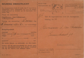 KEURING DIENSTPLICHT ... voor de dienstplicht, lichting 1956