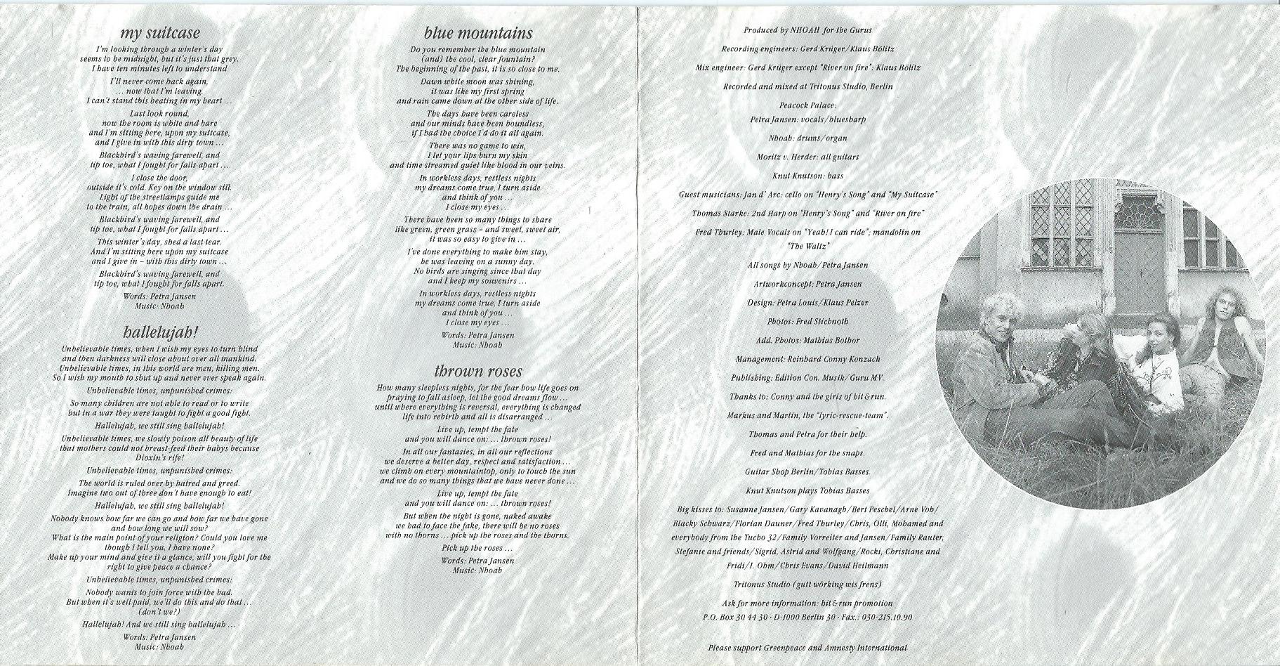 CD – PEACOCK PALACE – ADDING WINGS - 1991