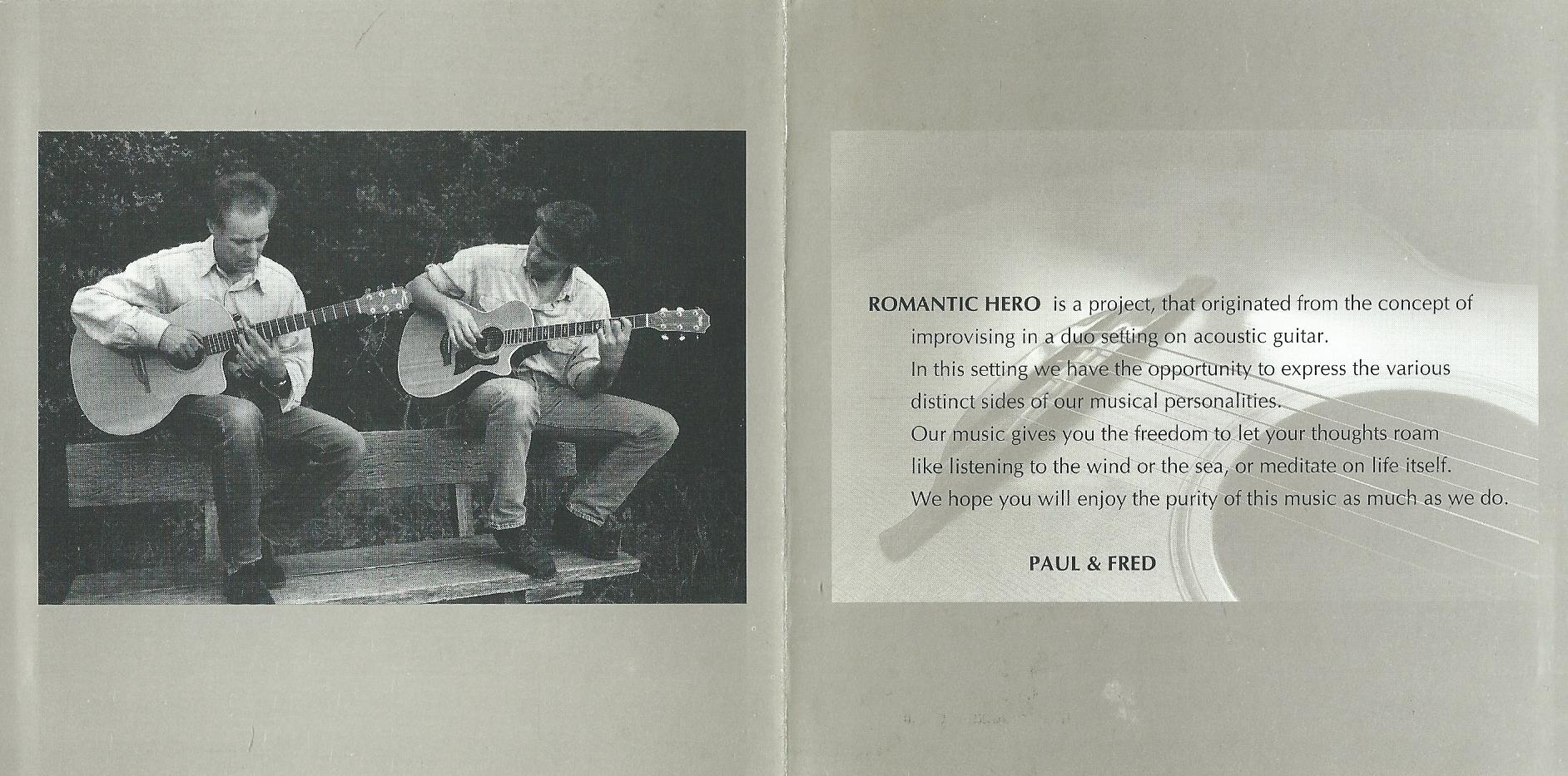 CD – PAUL PRINS, FRED HOLTMANS – ROMANTIC HERO - 1996