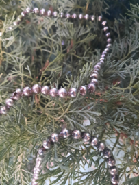 Glazen kerstslinger 80 cm.