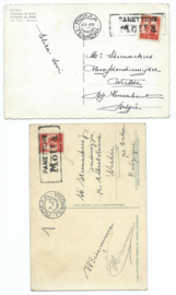 SET van 2 ansichtkaarten – Italië – 1950