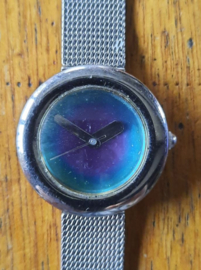 Horloge – CARVEL Carvel Quartz Watch Blue & Purple Dial - Stainless Steel Mesh Strap
