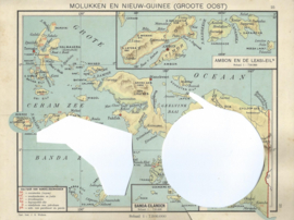 KLEINE SCHOOLATLAS VAN NEDERLANDSCH INDIË – W. VAN GELDER EN C. LEKKERKERKER - 1939