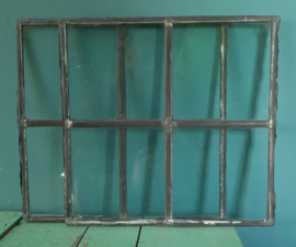 GLAS-IN-LOOD – 2 stuks, vierkant, blank glas