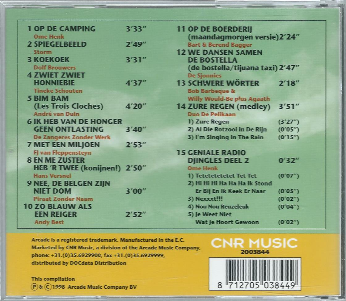 CD – GEKKENWERK deel 2 - 1998