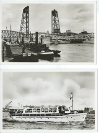 SET van 2 ansichtkaarten - Rotterdam – “SPIDO” – ca. 1950