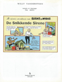 SUSKE EN WISKE - 237 - DE SNIKKENDE SIRENE - WILLY VANDERSTEEN - 1993