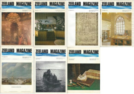 ZEELAND MAGAZINE (7 stuks) – 14e - 16e jaargang – 1982-1986