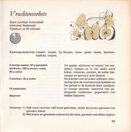 50 fruitgerechten – BEN J. KUYPER – 1967