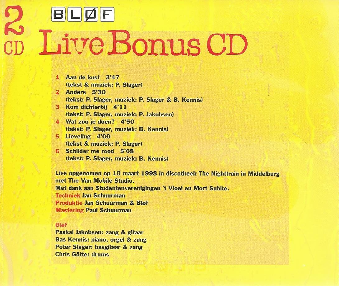 CD – BLØF – HELDER - 2 CD - 1998
