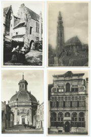 SET van 4 ansichtkaarten – Middelburg