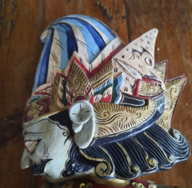 Wayang Golek staafpop – hout, handgemaakt – jaren ’70 – 1