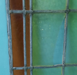 GLAS-IN-LOOD – 4 stuks in 2 lijsten – jaren ‘30