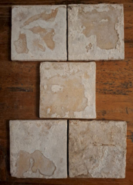 Antieke tegels – Delft – 5 stuks - ca. 19e eeuw