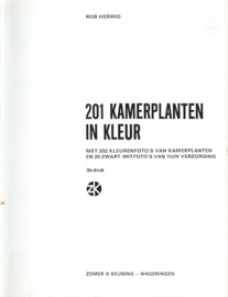 201 KAMERPLANTEN IN KLEUR – ROB HERWIG - 1976