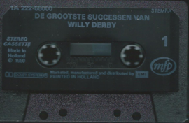 MC - WILLY DERBY ‎– DE GROOTSTE SUCCESSEN VAN- - 1981 (♪)