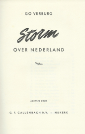 Storm OVER NEDERLAND – GO VERBURG – jaren ’60-‘70