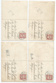 Kaarten setje 95 - 4 stuks - 1909