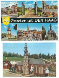 SET van 2 ansichtkaarten – ‘s-Gravenhage – 1965-1970