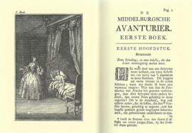 DE MIDDELBURGSCHE AVANTURIER – NN - facsimilé uitgave - 1978