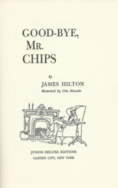 GOOD-BYE, MR. CHIPS – JAMES HILTON - 1962