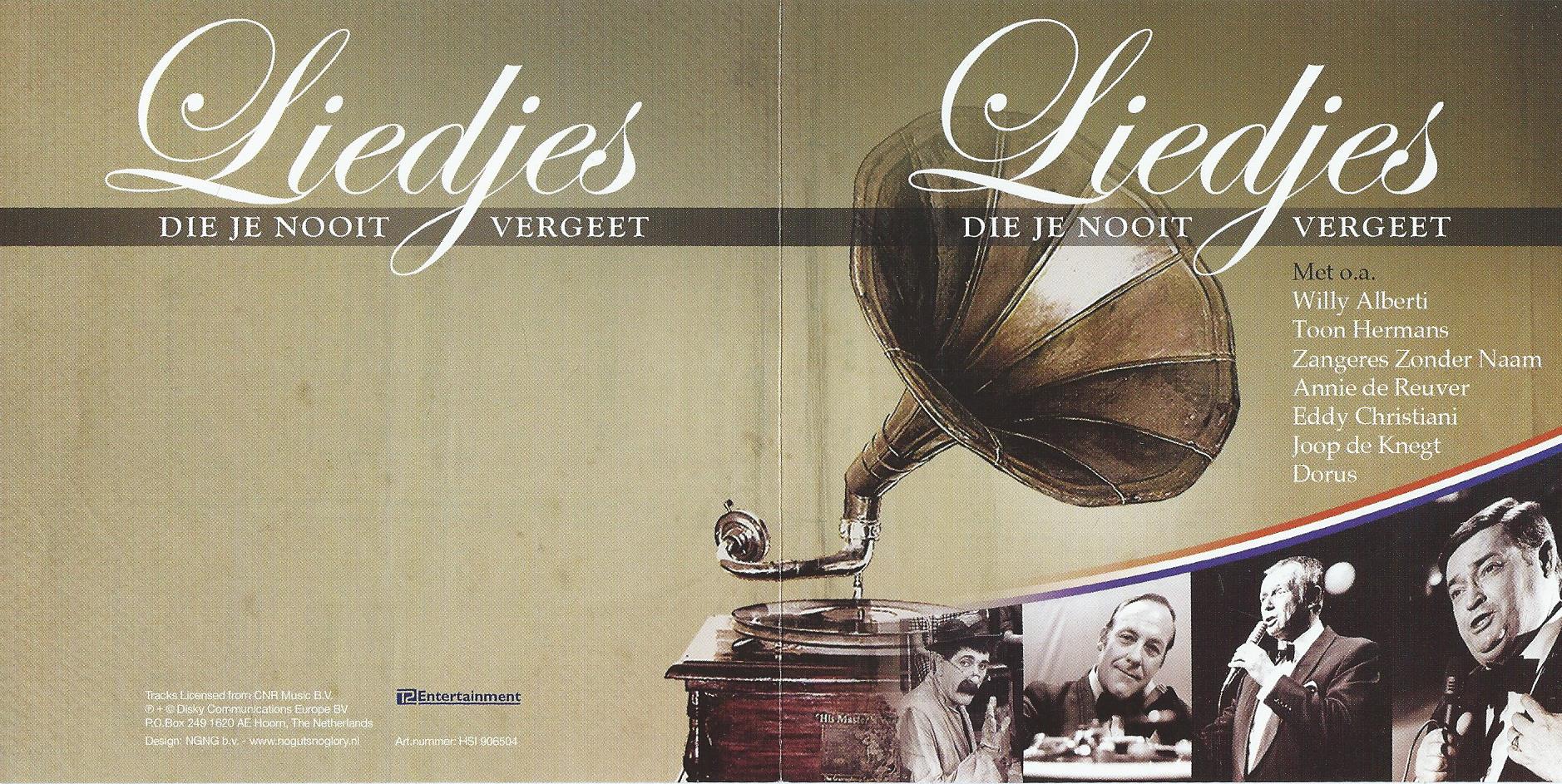 CD – Various – Liedjes DIE JE NOOIT VERGEET - 2013