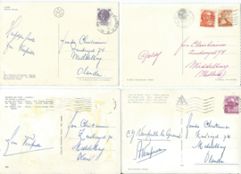 SET van 4 ansichtkaarten – Italië – o.a. 1963, 1965, 1976