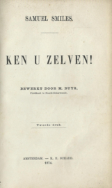 KEN U ZELVEN! – SAMUEL SMILES – 1874