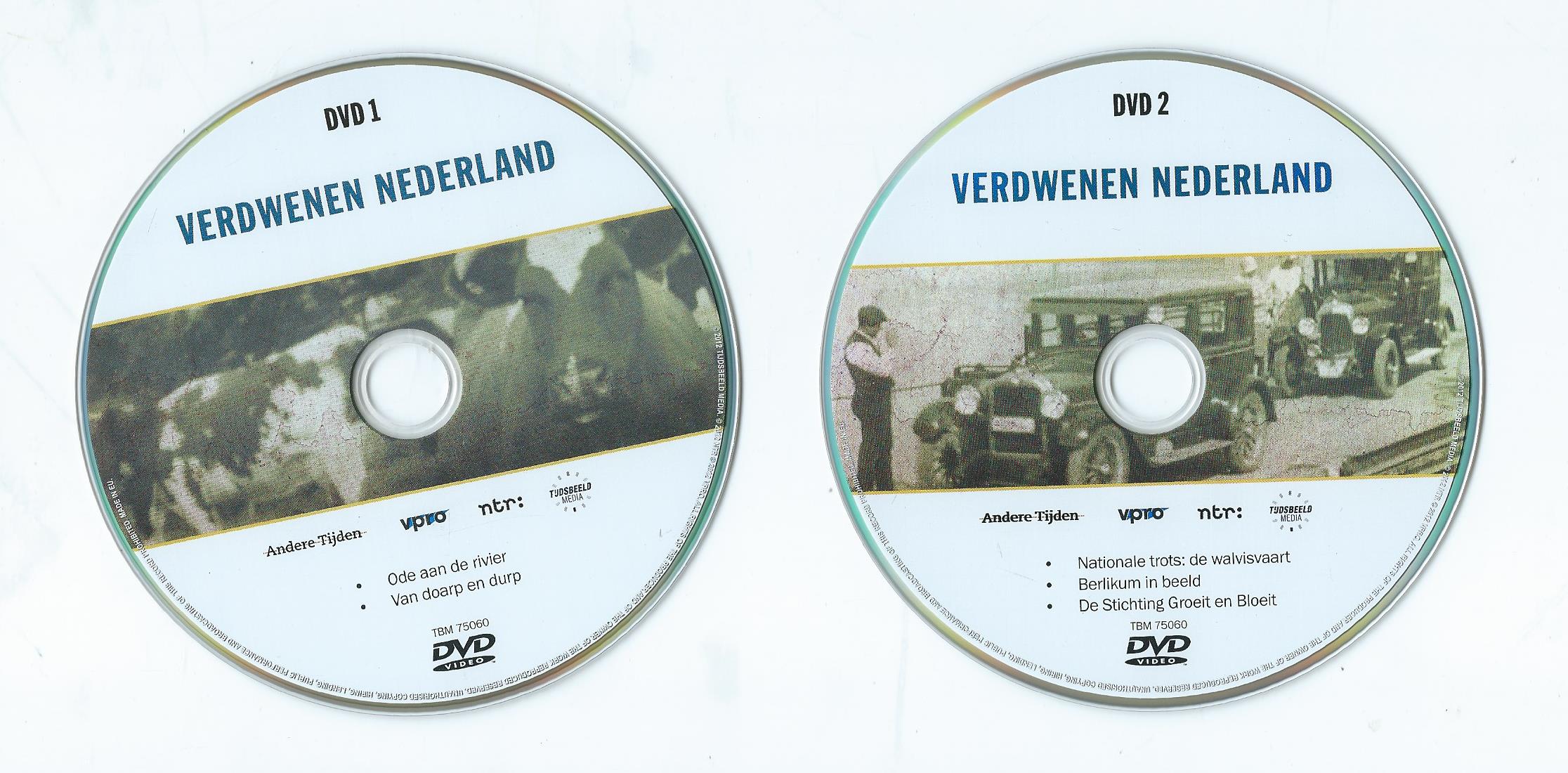 DVD – VERDWENEN NEDERLAND – 2 DVD - 2012