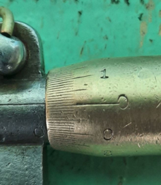 vintage Micrometer - keychain