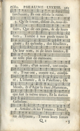 LES PSEUAMES DE DAVID – 1730 / CANTIQUES POUR LE CULTE PUBLIC - 1803