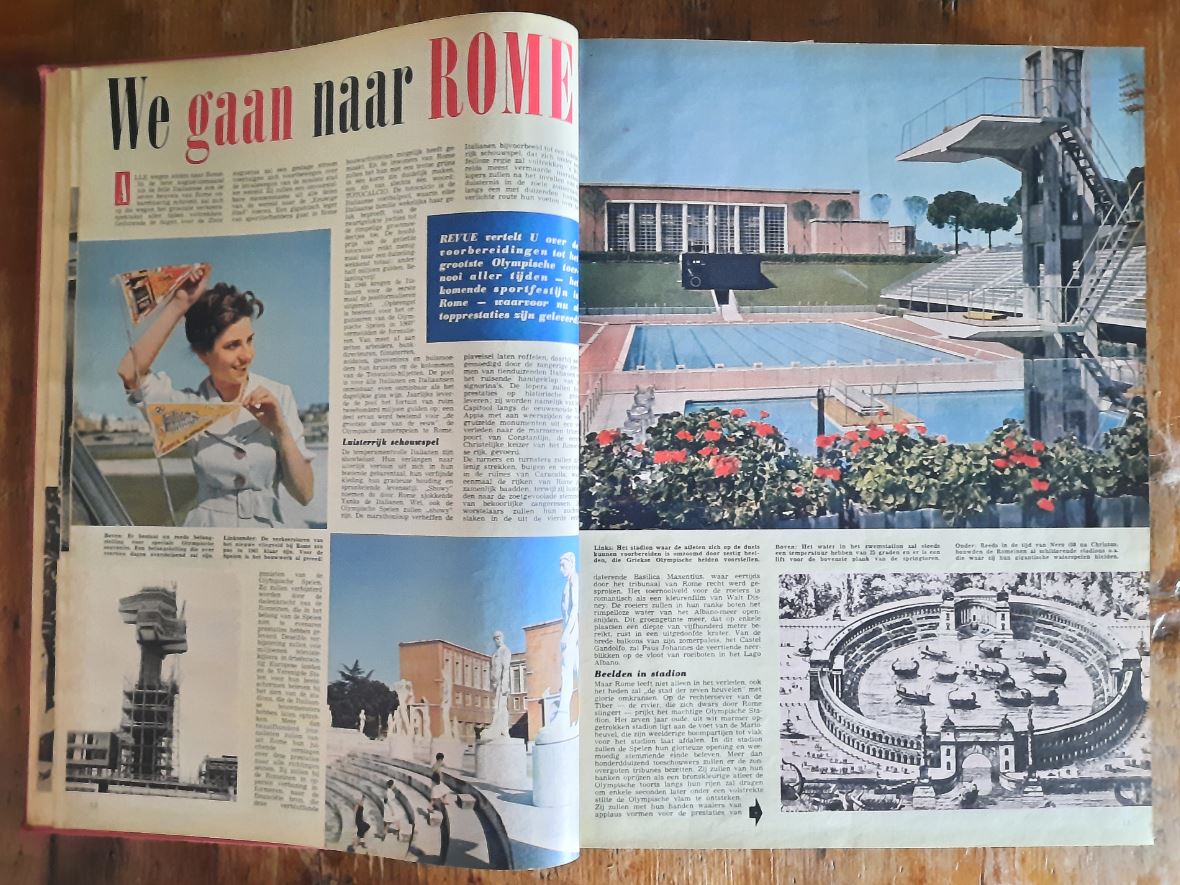 REVUE – het nederlands familieblad – 21 stuks, gebonden in band - 1960