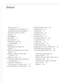 OUDERWETSE EN ZELDZAME ROZEN – Mineke Kurpershoek en Walter Verhue - 1985