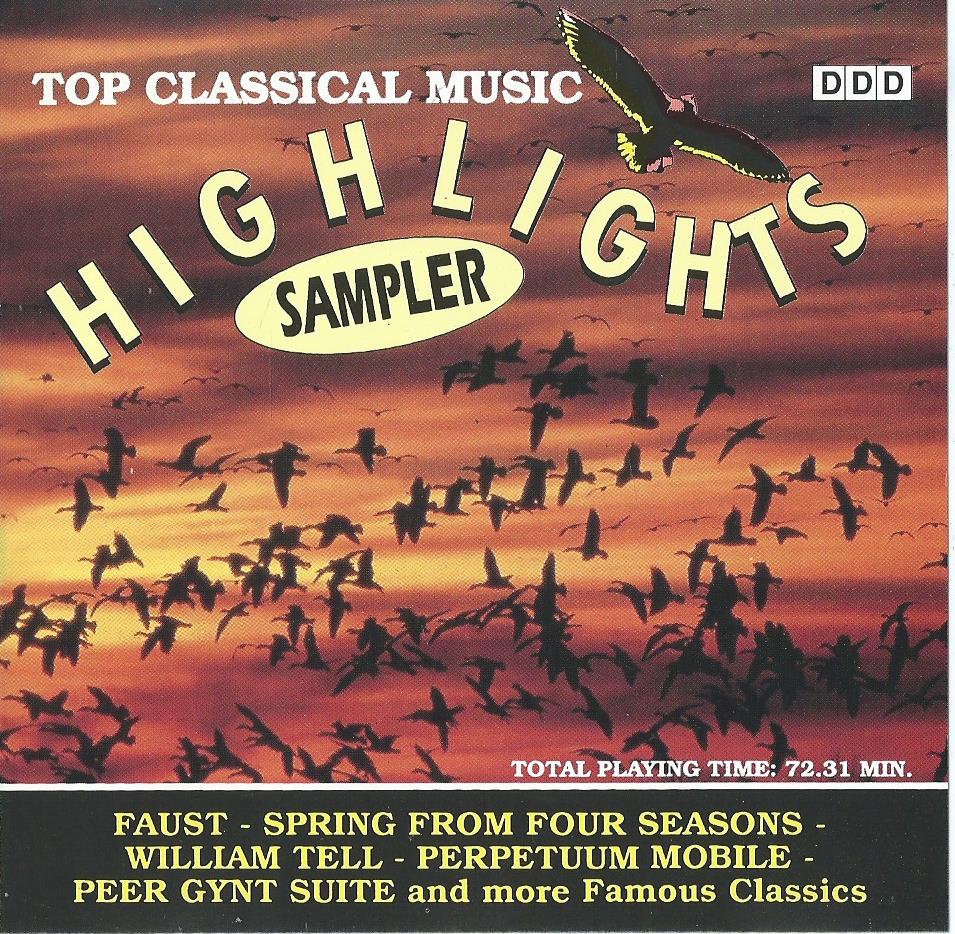 CD – Various – TOP CLASSICAL MUSIC – HIGHLIGHTS SAMPLER - 1990