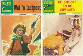 WILD WEST CLASSICS - Wat ‘n lastpost (nr 7) en DE SHERIFF EN DE ZWERVER (nr 29) – 2 stuks -  1974-1975 (2)