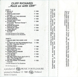 MC – CLIFF RICHARD - ROCK ON WITH CLIFF RICHARD - 1980