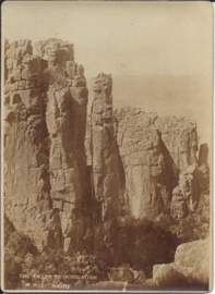 Prent – FOTO - THE VALLEY OF DESOLATION (S.A.) – William Roe – ca. 1900