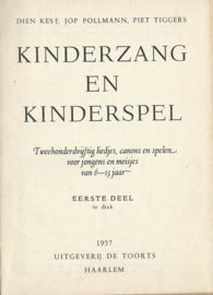 KINDERZANG EN KINDERSPEL I – EERSTE DEEL – 1957