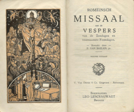 ROMEINSCH MISSAAL - Met de VESPERS van de Zondagen en voornaamste Feestdagen – 1931
