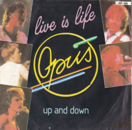 OPUS – LIVE IS LIVE – UP AND DOWN – 1984
