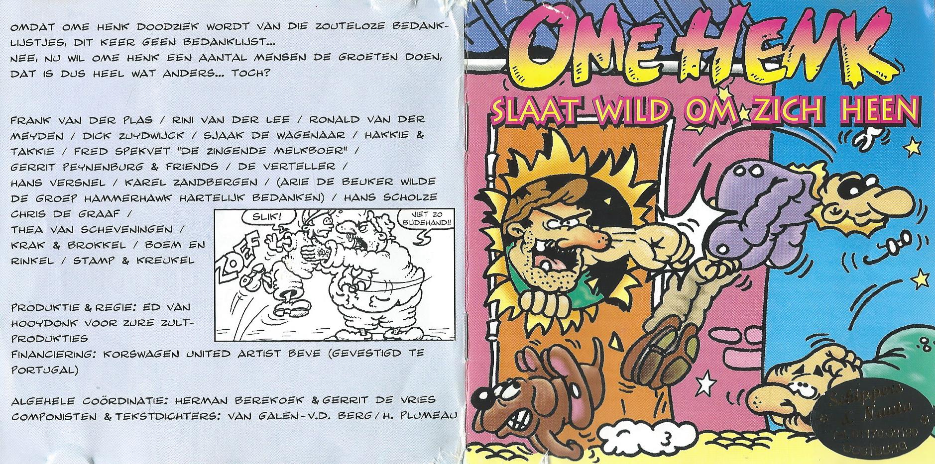 CD – OME HENK – OME HENK SLAAT WILD OM ZICH HEEN - 1994