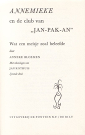 ANNEMIEKE EN DE CLUB VAN JAN-PAK-AN – ANNEKE BLOEMEN – 1965