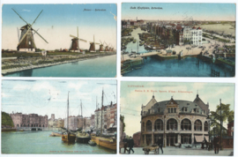 SET van 4 ansichtkaarten - Rotterdam - 1913-1915