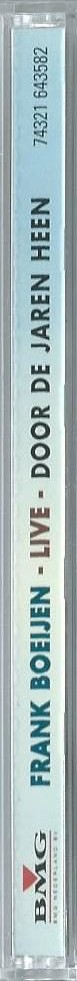 CD – Frank Boeijen – Live - Door De Jaren Heen – 1999