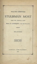 STUURMAN MOST – WALTER CHRISTMAS - 1920