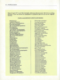 papegaaien – VOLIÈREGIDS IN KLEUR - 1981