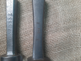 Set van 3 vintage slagstempels